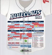LAKEWOOD BLUECLAWS 2014 MAGNETIC SCHEDULE