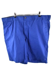 Marks & Spencer Mens Blue Cotton Chino Shorts Bermuda Szie 44 summer beach holid - Picture 1 of 10