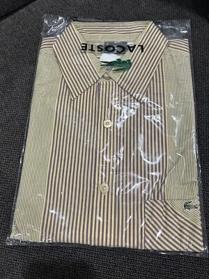 Camisa de vestir Lacoste manga corta con botones para hombre con bolsillo talla 40 ¡NUEVA CON ETIQUETAS! Foto 1 de 3