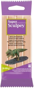 Super Sculpey Polymer Clay - 1 lb/454 g, Beige Pack of 1 - Picture 1 of 3