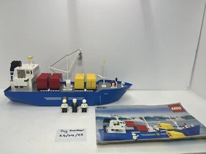 Lego 4030 Cargo Ship Carrier 1987 Complete With Instructions - Picture 1 of 8