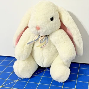 Peluche coniglietto giocattolo Prestige coniglio peluche 6" blu giallo rosa nastro vintage - Foto 1 di 7