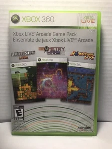 Xbox Live Arcade Game Pack (Microsoft Xbox 360) Bomberman Lumines Geometry Wars - Picture 1 of 2
