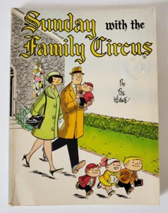 Sunday With The Family Circus By Bil Keane Comic Strip Paperback Book Vintage 74 - Picture 1 of 9