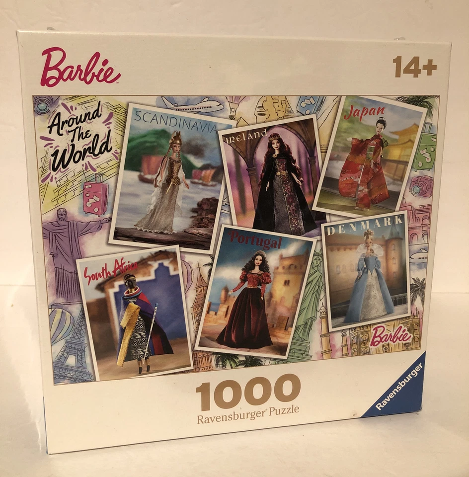 Ravensburger "Barbie Around the World" 1000 Piece Jigsaw Puzzle