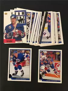 Juego de 18 cartas del equipo Winnipeg Jets Upper Deck 1993-94 - Imagen 1 de 1