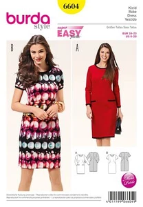 Burda Schnittmuster 6604 Kleid Misses Größe 6-20 - Bild 1 von 2