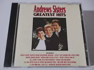 Andrews Sisters Greatest Hits CD 1990 Curb Records - Foto 1 di 2