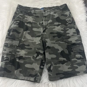 Nat By Nat Nast mens camo cargo shorts 34 ropstop 100% cotton - Picture 1 of 11