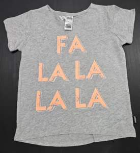 Bonds Kids Sleep Fa La La La La Short PJ Sleep Top size 4 Colour Grey Marle - Picture 1 of 3