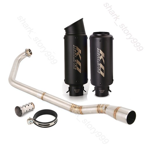 For Yamaha YZF R15 V1 V2 Full System Exhaust Slip On Muffler Tips ...