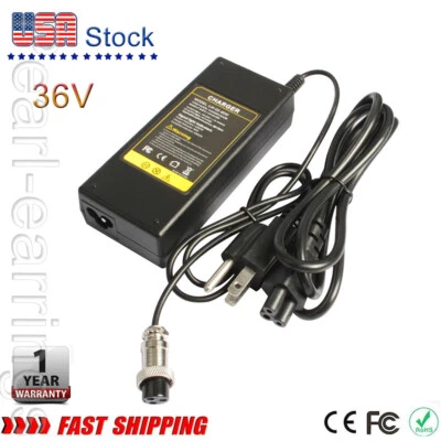 36 Volt 1.8 Amp Electric Scooter Bike Electromobile Battery Charger ATV 36V 1.8A - Image 1 of 4