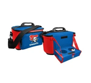 89022 NEWCASTLE KNIGHTS NRL LARGE INSULATED LUNCH COOLER BAG WITH DRINKS TRAY - Bild 1 von 1