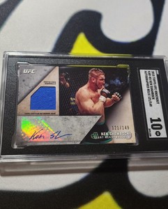 2015 Topps UFC Knockout Ken Shamrock Auto Autograph RPA Rc #KAR-KS SGC 10 💎 