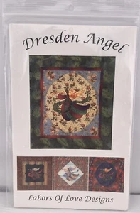 Labor of Love Designs Dresden Angel Quilt Pattern Applique Makes 4 Variations - Picture 1 of 2