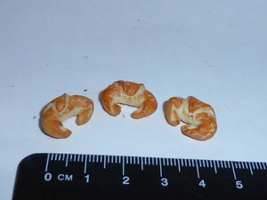Accesorio de comida para panadería croissants grandes escala 1:12 croissants para casa  - Imagen 1 de 1