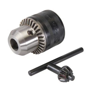 Keyed Chuck & Key Set 13mm 1/2" 20UNF Metal Rotary Drill Driver Bit Holder 2pc - Picture 1 of 3