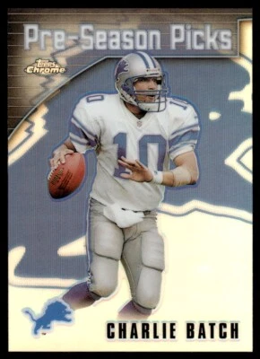 2000 Topps Chrome Preseason Picks Charlie Batch/Germane Crowell/Robert - Image 1 of 2