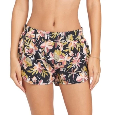 Volcom Womens Tropical Floral 2 Inch Swim Surf Boardshort Beach Summer XS - Image 1 of 4
