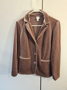 Max Mara Womans Small Purple Velvet Blazer - Picture 1 of 6