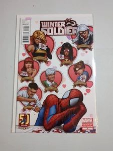 Winter Soldier #2 (2012, Marvel) 50 Years of Spider-Man Variant Valentines (Z) - Picture 1 of 1