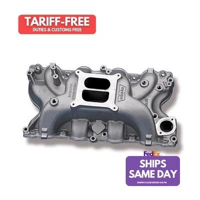 Weiand 8012, One Natural Aluminum 429/460 Fits Ford Stealth Performance Parts - Image 1 of 4