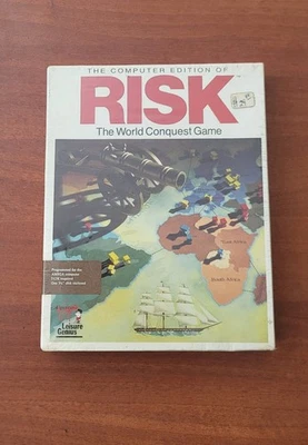 Risk The Computer Edition 1989 3 1/2” floppy w/manual, Amiga (New) - Image 1 of 4