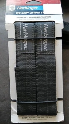 Correas de levantamiento de pesas acolchadas antideslizantes Harbinger Big Grip Foto 1 de 4