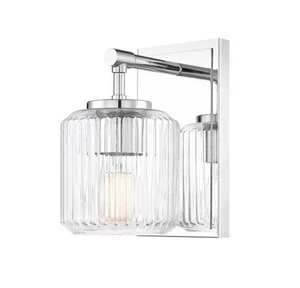 Z-Lite 7515-1S Landon 9" Tall Bathroom Sconce - Chrome - Picture 1 of 12