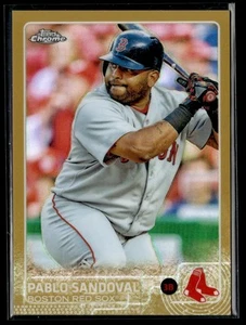 2015 Topps Chrome #38 Pablo Sandoval Gold Refractor #/50 - Picture 1 of 2