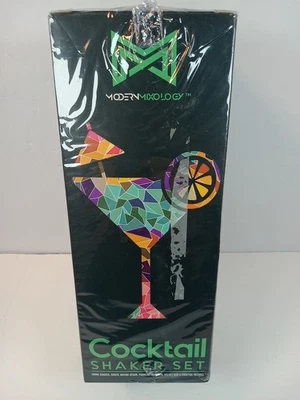 Mixology Juego de Coctelera Mezclador de Bebidas, Kit de Bartender Portátil de 8 Piezas, Sellado Foto 1 de 4
