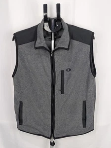Gilet AE American Eagle Performance full zip davanti grigio e nero taglia large - Foto 1 di 12