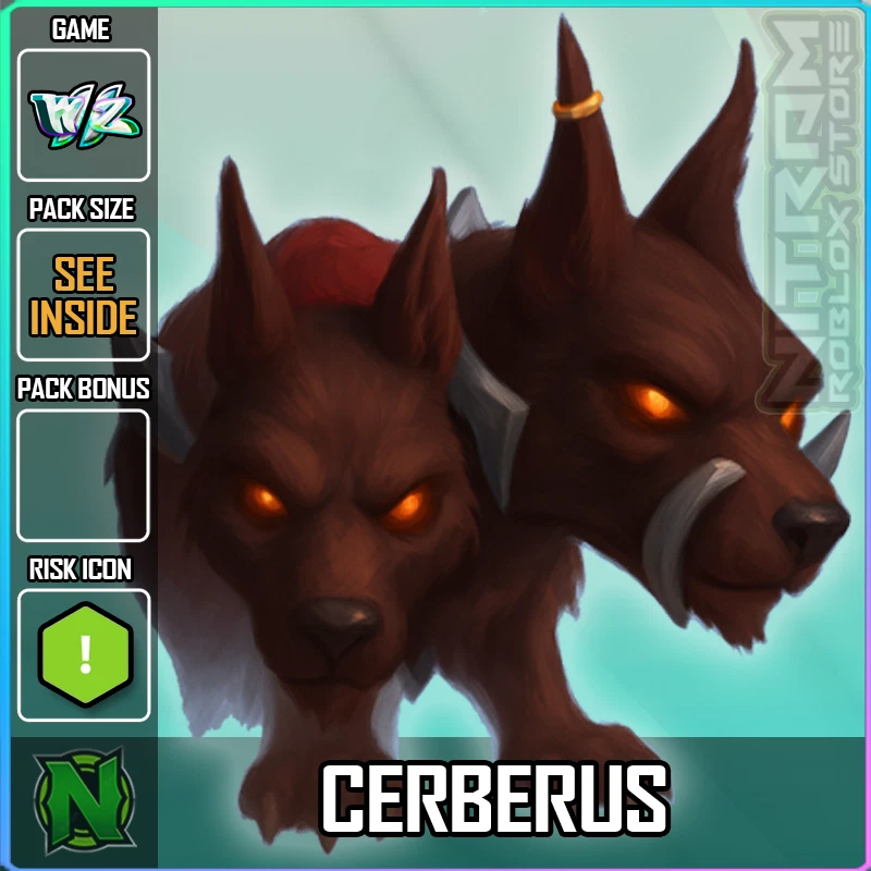 ZERO WEAPON AND ARMOR World Zero WZ - PET with PERFECT PERKS - CERBERUS