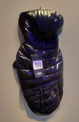 NWT Canada Pooch Summit Stretch Vest Puffer Dog Jacket Size 16” Metallic Rainbow - Image 1 of 4