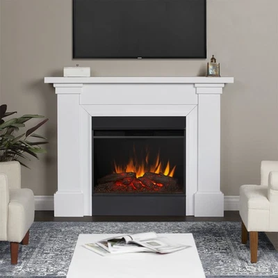 Manta elétrica Real Flame 8140E Manus 64"W 5.100 BTU grande - Branca - Imagem 1 de 4