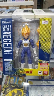 VEGETA SUPER SAIYAN DRAGON BALL Z SUPER S.H. SH FIGUARTS BANDAI 2015 NEW - Immagine 1 di 2