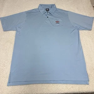 FOOTJOY Polyester Stretch Golf Poloshirt Herren XL Blau LACC 123rd U.S. OPEN - Bild 1 von 10