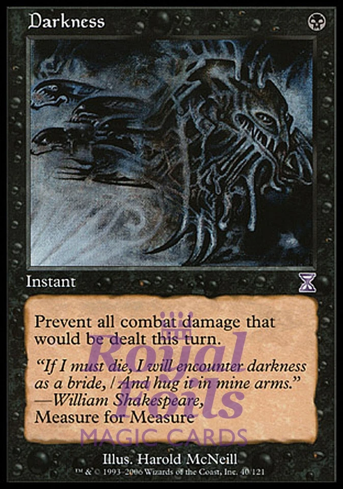 Darkness 1x MTG TSS Time Spiral Timeshifted MINT black - Image 1 of 1