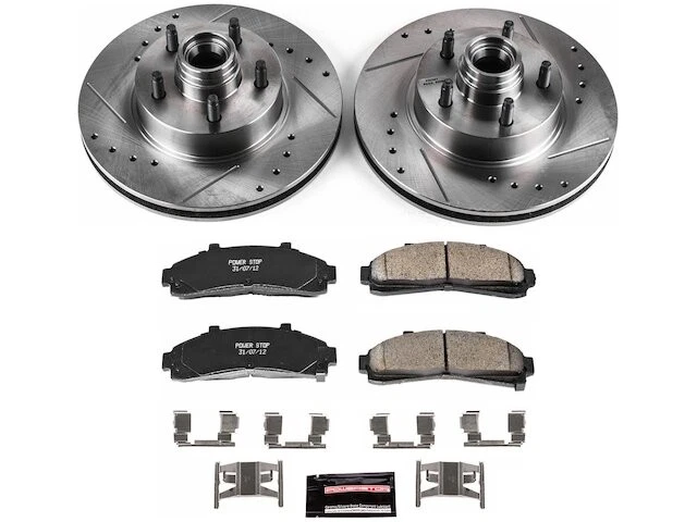 Kit de pastillas de freno delanteras y rotor para Ford Explorer 1995-2001 1996 1997 1998 WS519DM Foto 1 de 1