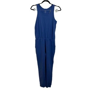Athleta Girl Hop Skip and a Jumpsuit Size XXL/16 Color Blue 982261 Pockets - Picture 1 of 9