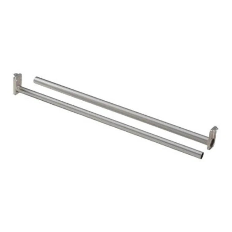 Barra de armario ajustable de níquel satinado National Hardware S840‐223 48′′–72′′ Foto 1 de 1