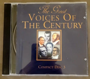 The Great Voices Of The Century Disc 3 (CD, 2000) 20 Track Album - AS NEW - Bild 1 von 4