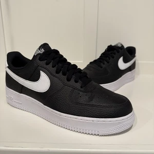 Nike Air Force 1 '07 Low Black White Pebbled Leather Nby CT2302-002 Herren - Bild 1 von 14
