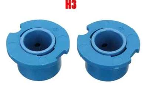 2X H3 LED Car Headlight Bulb Base Adapter Socket Retainer Holder Replacement - Picture 1 of 2