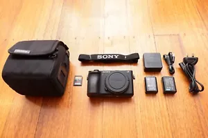 Sony Alpha A6500 24.2MP 4K Mirrorless Camera (Bonus Bag & SD card) - Picture 1 of 6