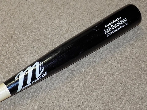 Josh Donaldson Maple Marucci Game Used Bat 2017 Toronto Blue Jays Cover