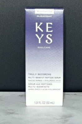 Keys Soulcare Truly Becoming Suero Péptido Multi-Beneficio 1 FL Oz Tamaño Completo Nuevo en Caja Foto 1 de 4