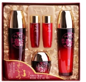 Ja Hwang Su Extracto de Ginseng Juego Especial 3 Piezas Cuidado Anti Envejecimiento Elástico - Imagen 1 de 2