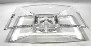 Nambe 11.5” x 6.5"x3.5" Planar Crystal Bowl by Karim Rashid 5107 Large - Picture 1 of 8