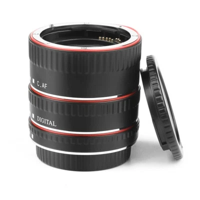SPR 13-21-31mm Metal Auto Focus Macro Extension Tube Set for Canon 7D Mark II - Image 1 of 4